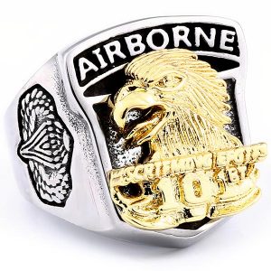 Bague militaire parachutiste