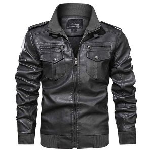 Blouson aviateur gris homme