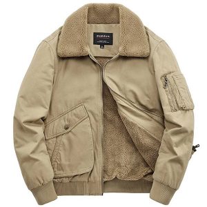 Blouson aviateur mouton homme