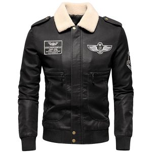 Blouson aviateur noir