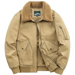 Blouson aviateur tissu homme