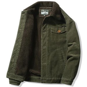 Blouson aviateur vert foncé