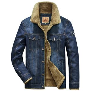 Blouson jean homme aviateur