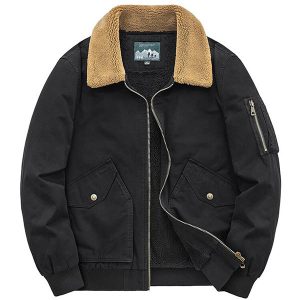 Blouson style aviateur homme noir