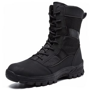 Botte militaire noir homme