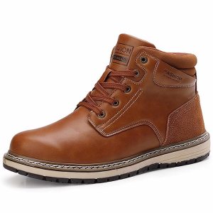 Bottines militaires marron