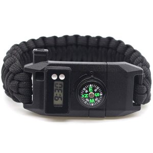 Bracelet de survie militaire couteau