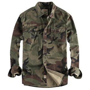 Chemise homme militaire