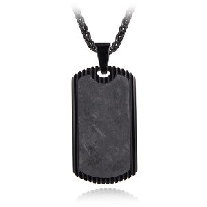 Collier style plaque militaire