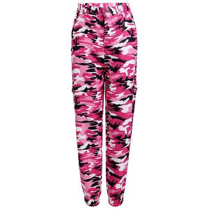 Pantalon camouflage rose femme