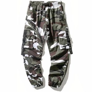 Pantalon camouflage violet