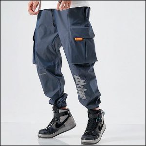 Pantalon cargo homme gris foncé