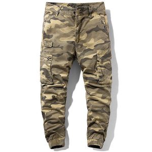 Pantalon cargo kaki homme