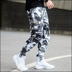 Pantalon militaire blanc homme