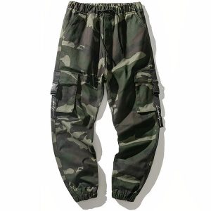 Pantalon motif camouflage homme