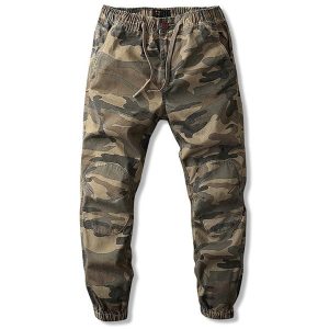 Pantalon style camouflage homme