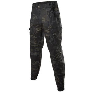 Pantalon style militaire homme noir