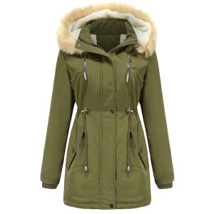 Parka militaire femme