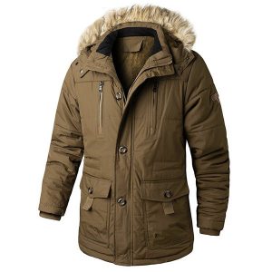 Parka militaire kaki