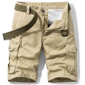 Short cargo beige homme