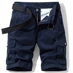 Short cargo bleu marine