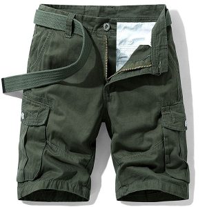 Short cargo léger homme