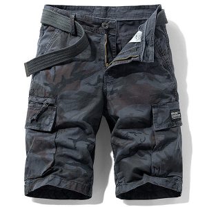 Short cargo motif homme