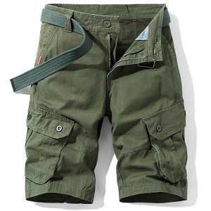 Short cargo vert homme