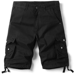 Short militaire noir