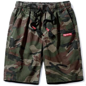 Short sport camouflage homme