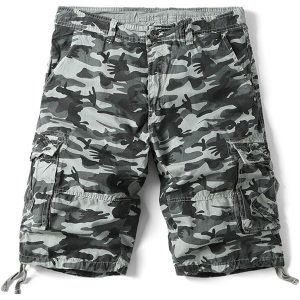 Short treillis militaire homme