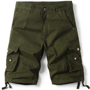 Short vert militaire