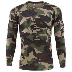 T-shirt camouflage manche longue