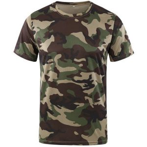 T-shirt camouflage militaire