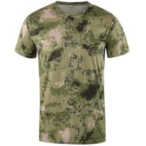 T-shirt camouflage multicolore