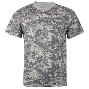 T-shirt homme camouflage gris