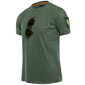 T-shirt militaire homme écusson