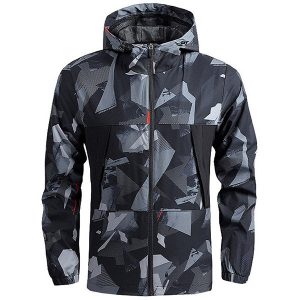 Veste coupe vent camouflage homme